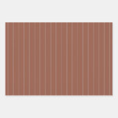 Dunkle Terracotta-Monochrome Hochzeit Geschenkpapier Set (Vorderseite 2)