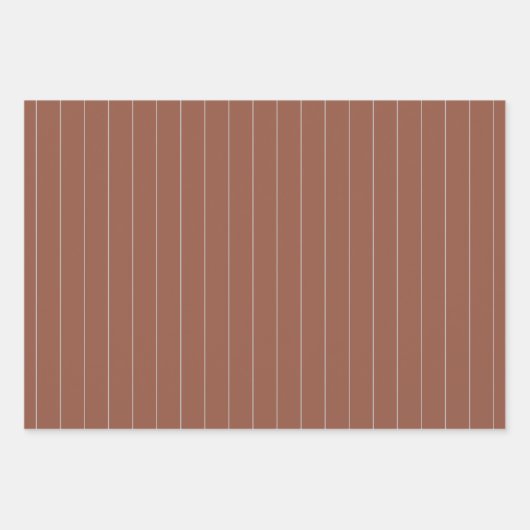 Dunkle Terracotta-Monochrome Hochzeit Geschenkpapier Set (Vorderseite 2)