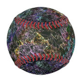 dunkle Textur, korrodiert oder zerstört Schwamm Baseball (Vorderseite)