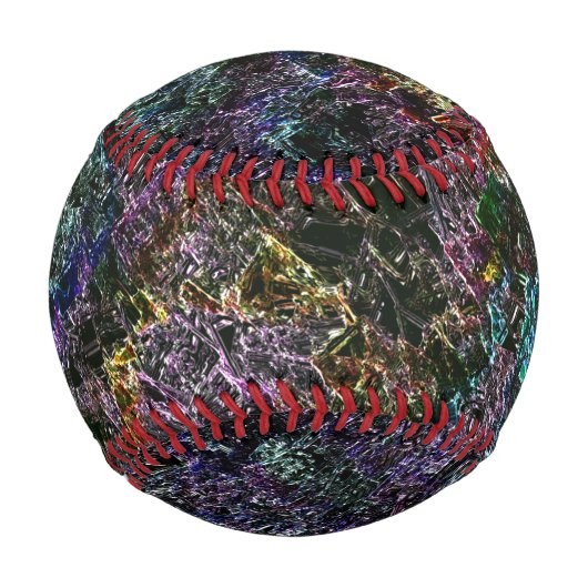 dunkle Textur, korrodiert oder zerstört Schwamm Baseball (Vorderseite)