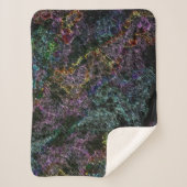 dunkle Textur, zerstört oder korrodiert Sherpadecke (Vorderseite)