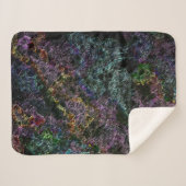 dunkle Textur, zerstört oder korrodiert Sherpadecke (Vorderseite (Horizontal))