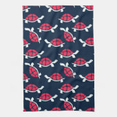 Dunkle Theme Tortoise Geschirrtuch (Vertikal)