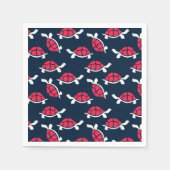 Dunkle Theme Tortoise Serviette (Vorderseite)