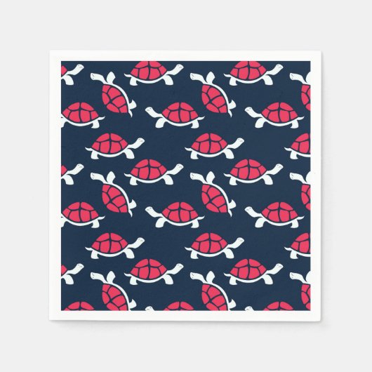 Dunkle Theme Tortoise Serviette (Vorderseite)