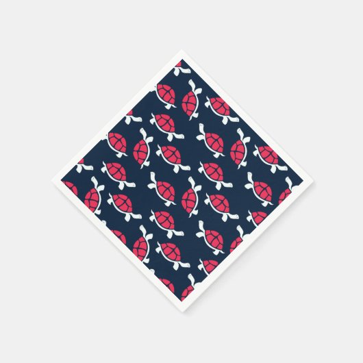 Dunkle Theme Tortoise Serviette (Ecke)