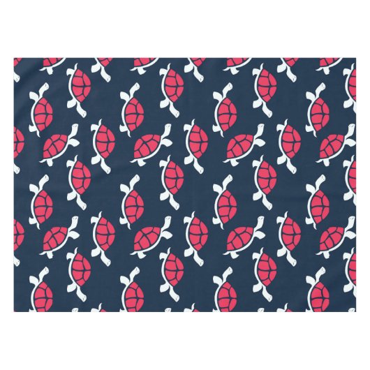 Dunkle Theme Tortoise Tischdecke (Vorderseite (Horizontal))