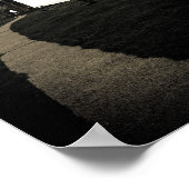 Dunkle Tor - Ikonisches Glastonbury 6x10 Archival Poster (Ecke)