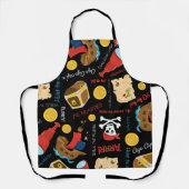 Dunkle Treasinsel Pirate Party Schürze (Vorderseite)