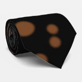 Dunkle Tupfen Krawatte (Gerollt)