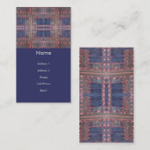 dunkle Tür abstrakt Visitenkarte (Vorne/Hinten)