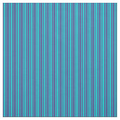 Dunkle Türkis- und Dunkle Schieferblau-Linien Stoff (Muster)