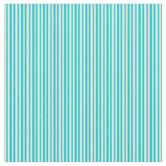 Dunkle Türkis- und hellzykfarbene Linien Stoff (Nahaufnahme)