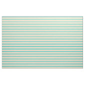 Dunkle Türkis- und Tan-farbene Linien Stoff (Fat Quarter (45,7 x 55,9 cm))