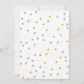 Dunkle Twins Erste Reise um die Sonne 1. Geburtsta Einladung (Rückseite)