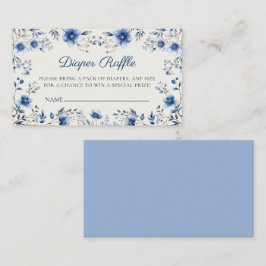 Dunkle und dunkle blaue Wildblumen - Windelkreuz Begleitkarte