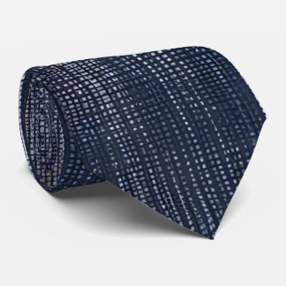 Dunkle und helle blaue Denim Stripe Neck Tie Krawatte