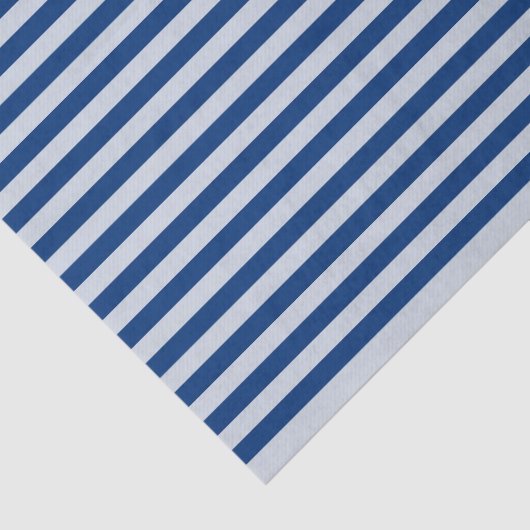 Dunkle und helle blaue Streifen Seidenpapier (Ausschnitt)