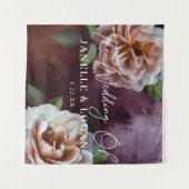 Dunkle und launische Rustikale Blumenzange Wandteppich (Vorderseite (Horizontal))