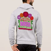 dunkle und launische Zip  Hoodie (Rückseite)