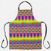 Dunkle und leichte Regenbogen (Schachbretter und S Schürze (Vorderseite)