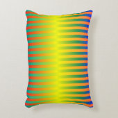 Dunkle und leichte Regenbogen (Streifen) Dekokissen (Vorderseite(Vertikal))