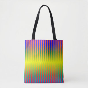 Dunkle und leichte Regenbogen (Streifen) Tasche