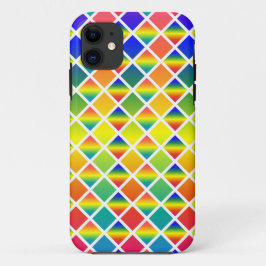Dunkle und LIght-Regenbows (Diamond Checkered) Case-Mate iPhone Hülle