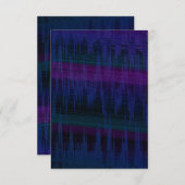 Dunkle und rätselhafte Farbverschwommenheit Einlad Einladung (Vorne/Hinten)