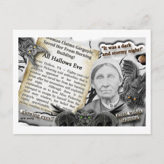 Dunkle und stürmische Nacht! Postkarte