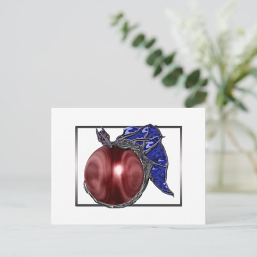 Dunkle Unendlichkeit Postkarte (Stehend Vorderseite)