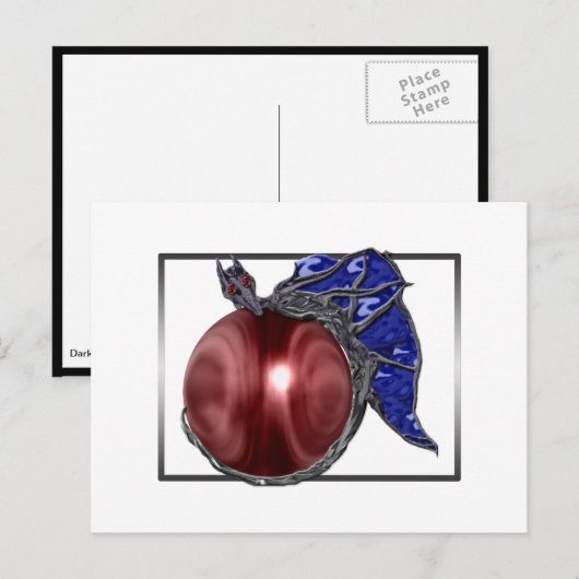 Dunkle Unendlichkeit Postkarte (Vorne/Hinten)