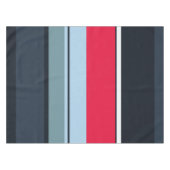 Dunkle Uniformstreifen Tischdecke (Vorderseite (Horizontal))