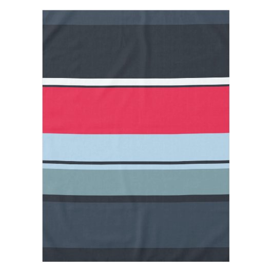 Dunkle Uniformstreifen Tischdecke (Vorderseite)