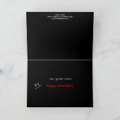 Dunkle Valentine Collection: Kaffee, Schatz? Feiertagskarte (Innenseite)