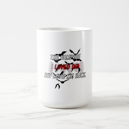 Dunkle Vampir-Gotik-Zitat-Ästhetik-Kaffeetasse Kaffeetasse (Mittel)