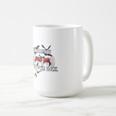 Dunkle Vampir-Gotik-Zitat-Ästhetik-Kaffeetasse Kaffeetasse (VorderseiteRechts)