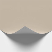 Dunkle Vanilla Solid Color Geschenkpapier (Ecke)