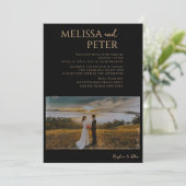 Dunkle Velvet Burgundy-Rose | Herbst Winter Weddin Einladung (Stehend Vorderseite)