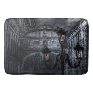 Dunkle Venedig Rain Bridge of Sights at Night Badematte