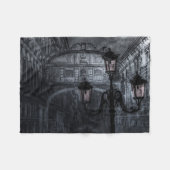 Dunkle Venedig Rain Bridge of Sights at Night Fleecedecke (Vorderseite (Horizontal))