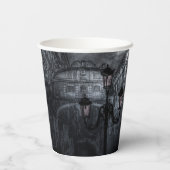 Dunkle Venedig Rain Bridge of Sights at Night Pappbecher (Rückseite)