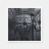 Dunkle Venedig Rain Bridge of Sights at Night Serviette (Vorderseite)