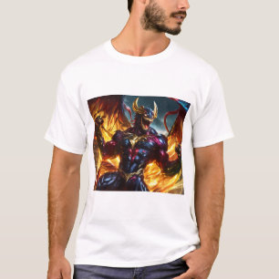 "Dunkle Venom vs Chrome und Gold Silver God Rainbo T-Shirt