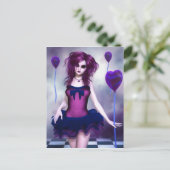 Dunkle Vergnügung Postkarte (Stehend Vorderseite)