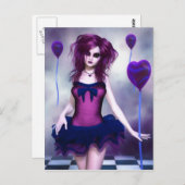 Dunkle Vergnügung Postkarte (Vorne/Hinten)