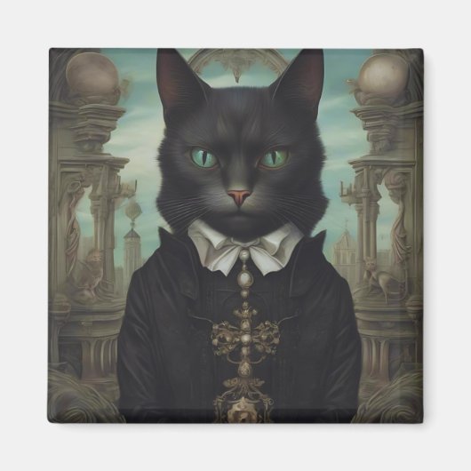 Dunkle Vertraute: Schattenfax Magnet (Vorne)