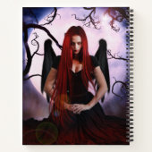 Dunkle Verzauberung Notizblock (Rückseite)