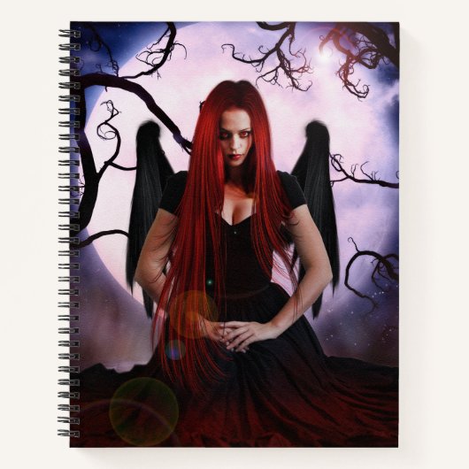 Dunkle Verzauberung Notizblock (Vorderseite)