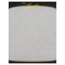 Dunkle Viktorianische Letterhead (einseitig)